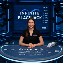 Cashed - Jeu de table Blackjack en direct - Vrai Croupier