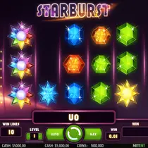 Cashed - Machine à sous Starburst - Casino en ligne